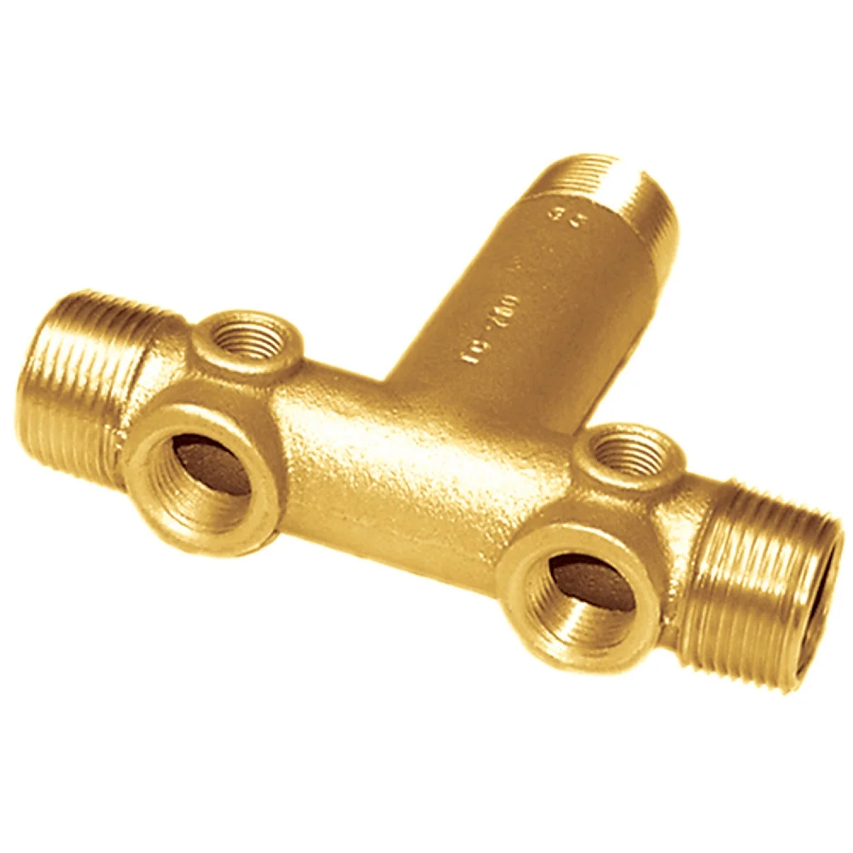 Official Simmons 4 In. Male Silicon Bronze Low Lead Tank Cross Tee Long-Lasting