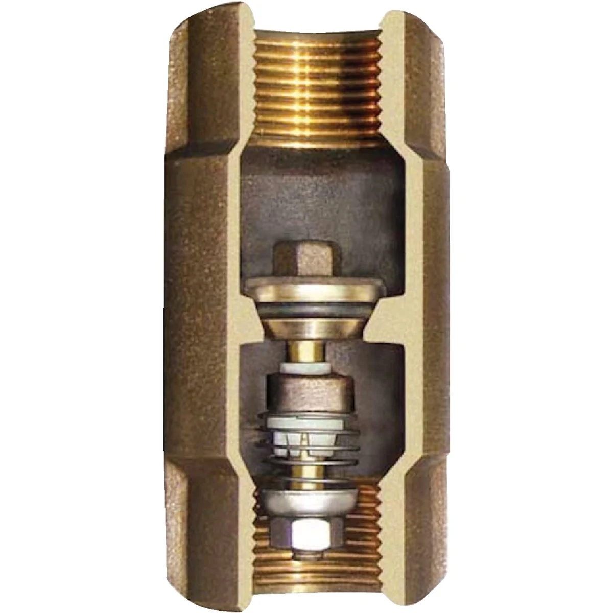 Trusted Simmons 1-1 4 In. Silicon Bronze Lead Check Valve Reusable