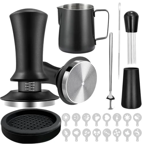 Luxury 51mmCoffee Tamper Set 22PCS Espresso Accessories Kit Stylish