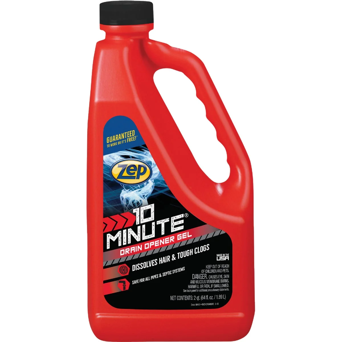 Traditional Zep Commercial 64 Oz. Gel 10 Minute Drain Cleaner Recyclable