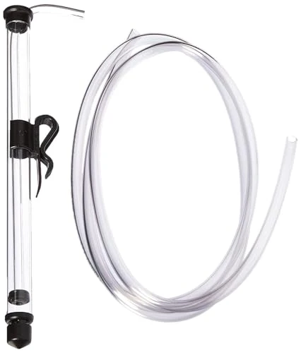 Secure Auto Siphon Mini with 6 Ft of Food Safe Tubing Clamp Optimized