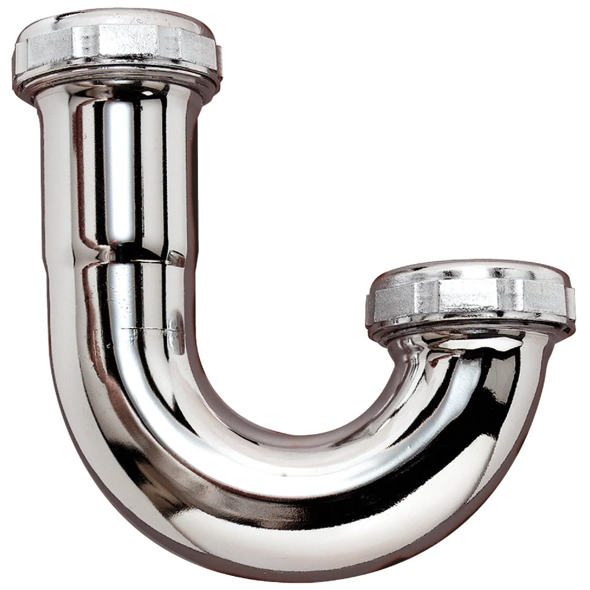 Modern Do it 1-1 2 In. Chrome Plated J-Bend Bagged Lightweight