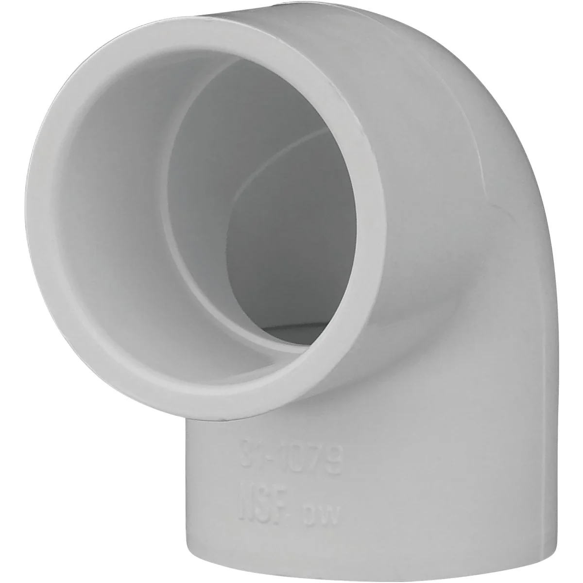 Breathable Charlotte Pipe 1 In. Slip x Slip Schedule 40 90 Deg. PVC Elbow 1 4 Bend 10-Pack Premium