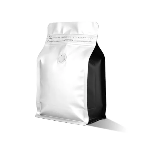 High-Quality Coffee Bags with Valve 60 Count Efficient
