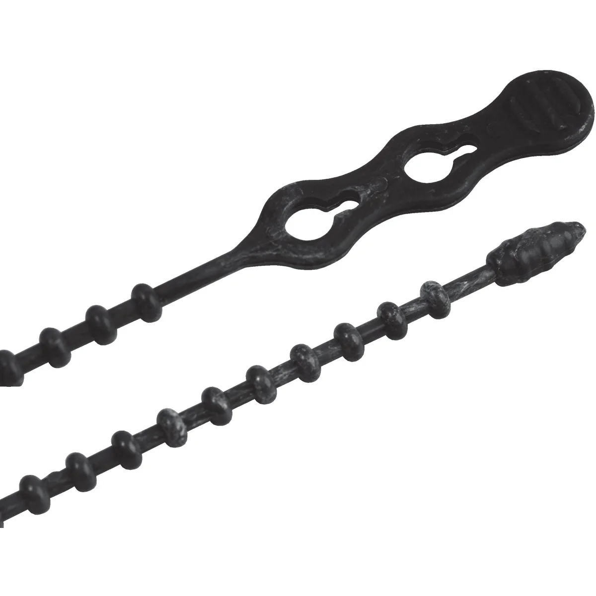 Refined Gardner Bender Beadle Wrap 8 In. x 1 4 In. Black Flexible Plastic Cable Tie 40-Pack Elegant