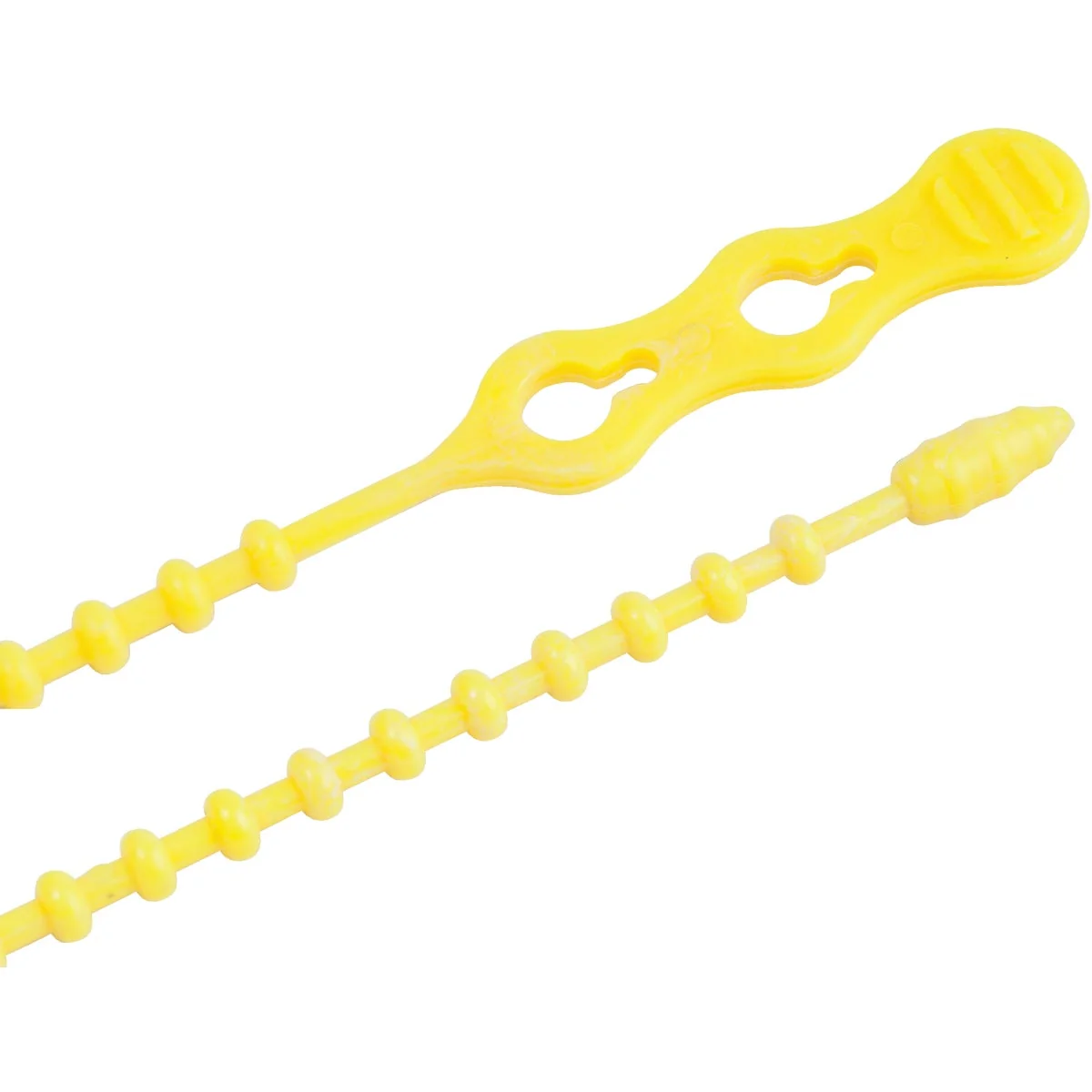 Innovative Gardner Bender Beadle Wrap 12 In. x 1 4 In. Yellow Flexible Plastic Cable Tie 15-Pack Premium Material