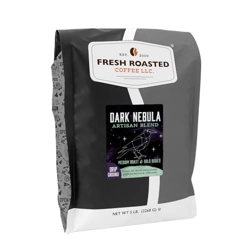 Enhanced Dark Nebula Drip Ground Coffee 80 Ounce Elegant