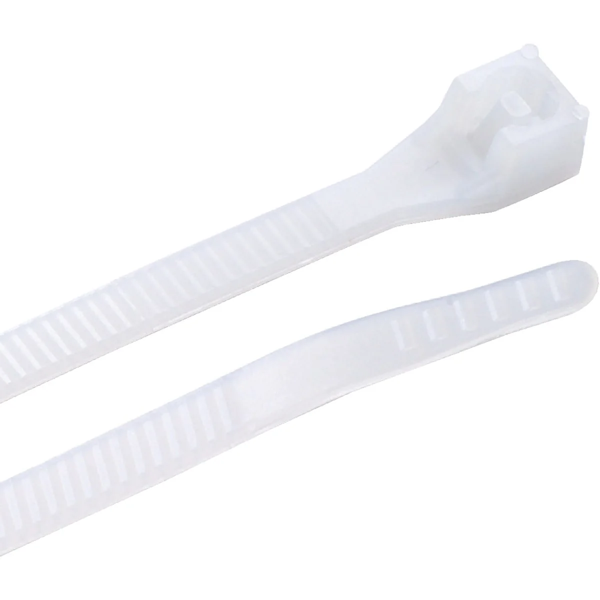 Refined Gardner Bender DoubleLock 11 In. x 0.13 In. Natural Color Nylon Cable Tie 100-Pack Authentic