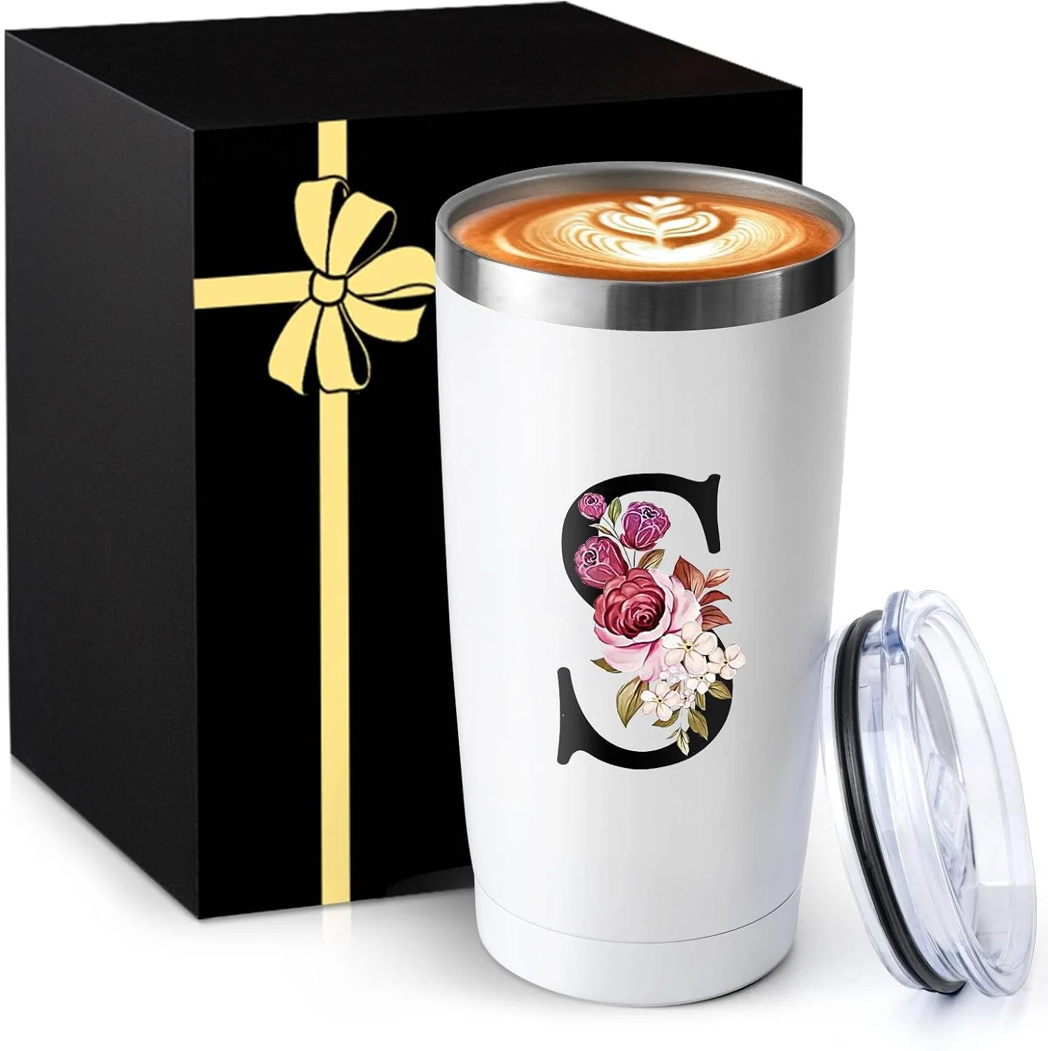 Verified 20 Oz Insulated Coffee Cup with Lid Car Tumbler Travel Mug Women Christmas Xmas Birthday Ideas New Step Bonus Mom Daughter Son Law Unique Who Have Good Special Busy Useful Adult Gift Custom Present Official