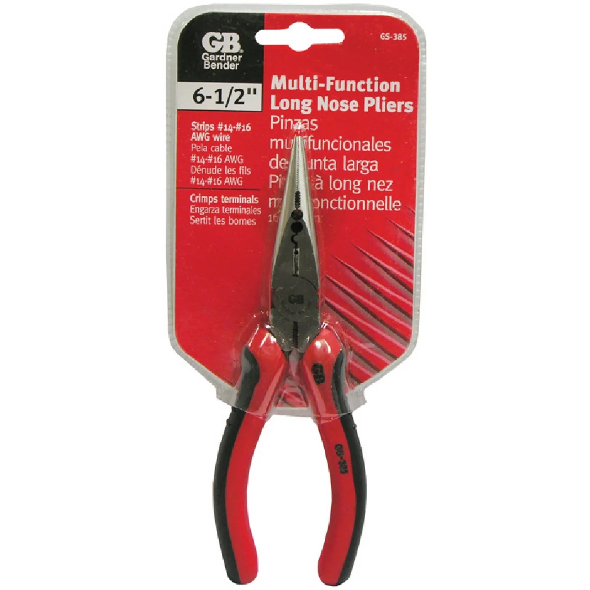 Prestigious Gardner Bender 6-1 2 In. Multi-Function Long Nose Pliers Solid