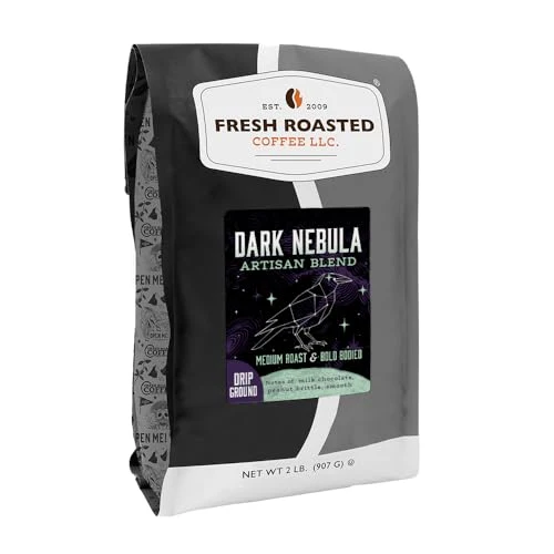 Selected Dark Nebula Drip Ground Coffee 32 Ounce Eco-Friendly