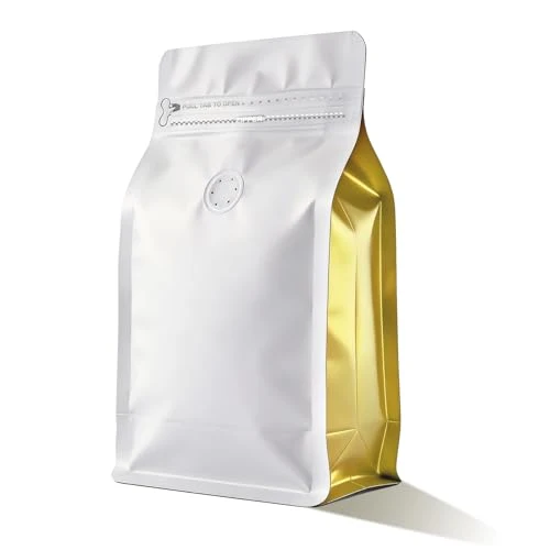 Specialty Coffee Bags with Valve 60 Count Solid