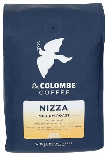 Contemporary Nizza Medium Roast Whole Bean Coffee Genuine