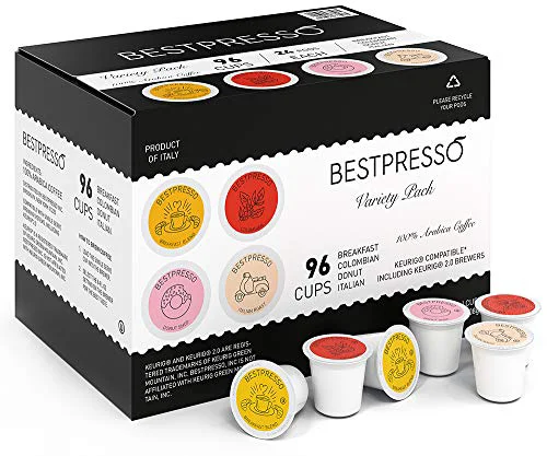 Safe Coffee Variety Pack Single Serve K 96 Count Classic