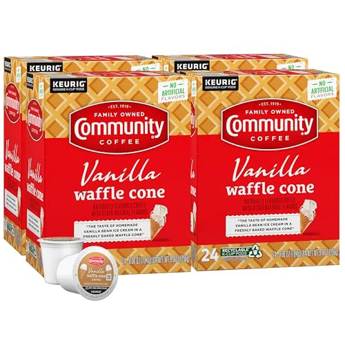 Organic Vanilla Waffle Cone 96 Count Coffee Pods Reusable