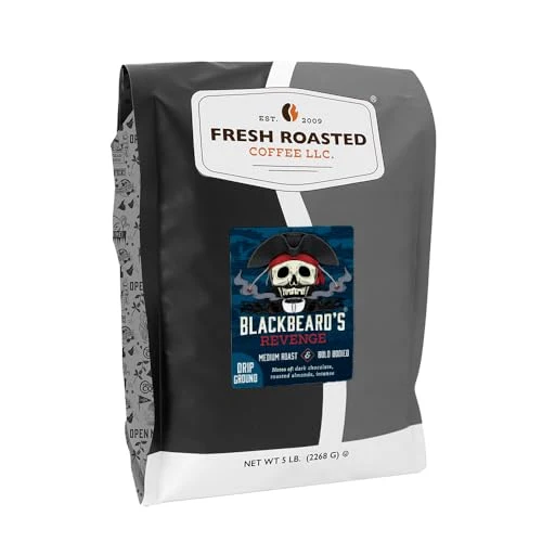 Powerful Blackbeard’s Revenge Drip Ground Coffee 80 Ounce Smart