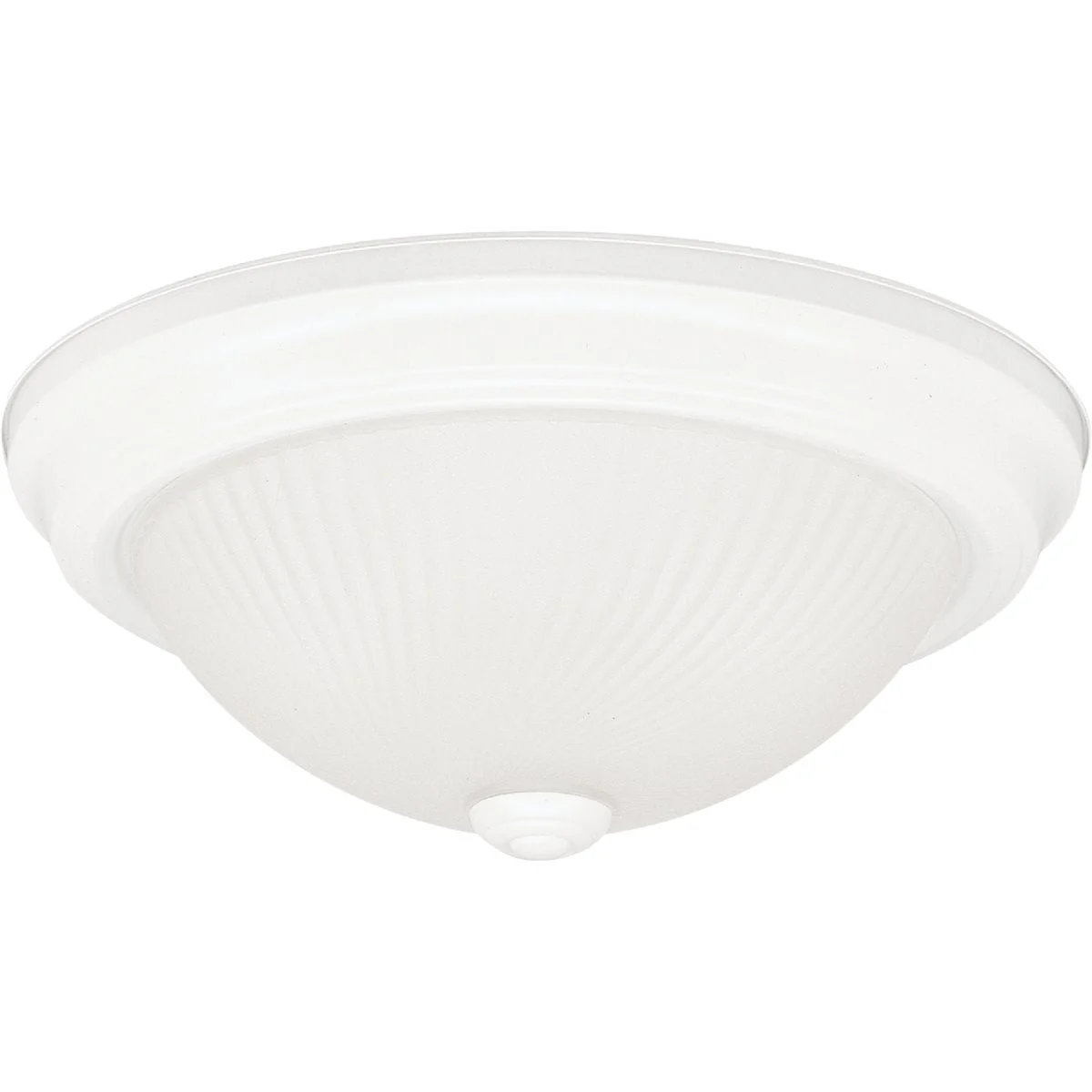 Top-Quality Home Impressions 11 In. White Incandescent Flush Mount Ceiling Light Fixture Eco-Friendly