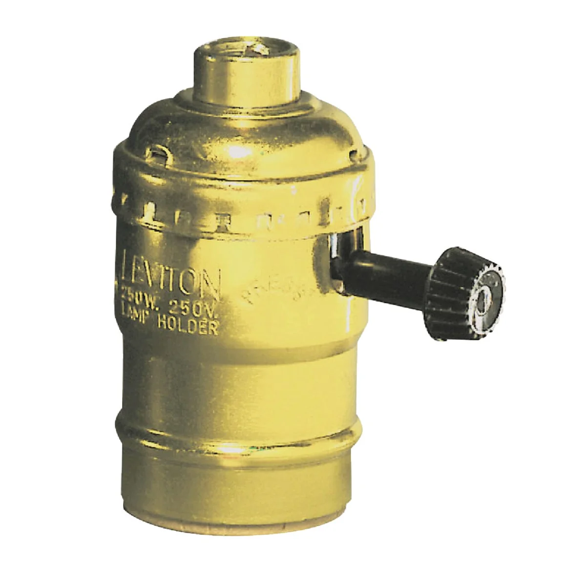 Elegant Do it Turn-Knob Medium Base Polished Gilt Lamp Socket Classic