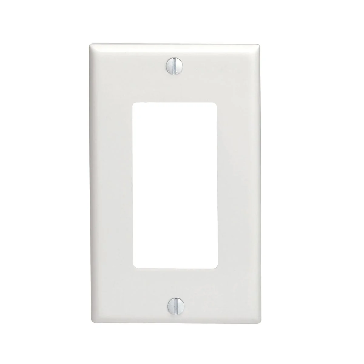 Consistent Leviton Decora 1-Gang Nylon Rocker Decorator Wall Plate White Quality