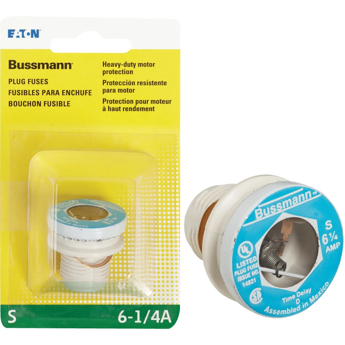 Sophisticated Bussmann 6-1 4A BP S Time-Delay Plug Fuse Innovative