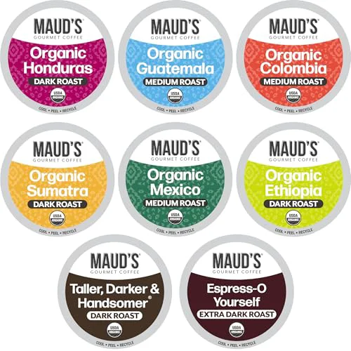 Soft Organic Coffee Pods Variety Pack 56 Count Original Design