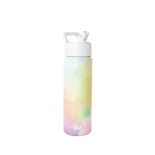 Smooth Insulated Water Bottle with Straw Convenient