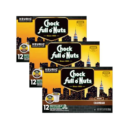 Trusted Chock Full o’Nuts Colombian Coffee 36 Count Casual