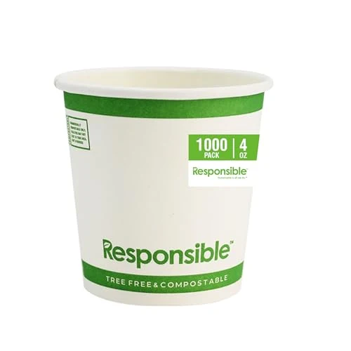 Official 4 oz Paper Hot Cups 4 Count High-End