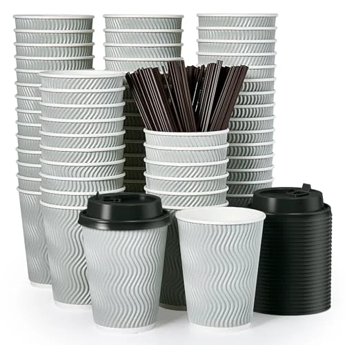 Breathable 12 oz Coffee Cups User-Friendly