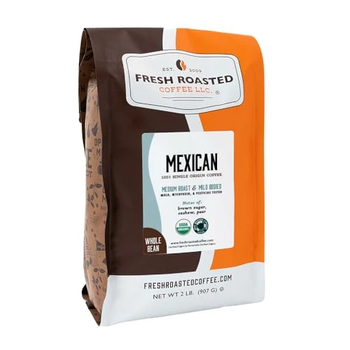 Reliable Organic Mexican Whole Bean Coffee 32 Ounce Premium