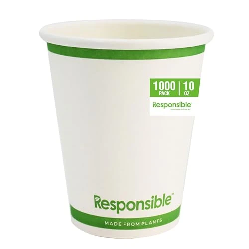 Relaxed 10 oz Paper Hot Cups 10 Count Stylish