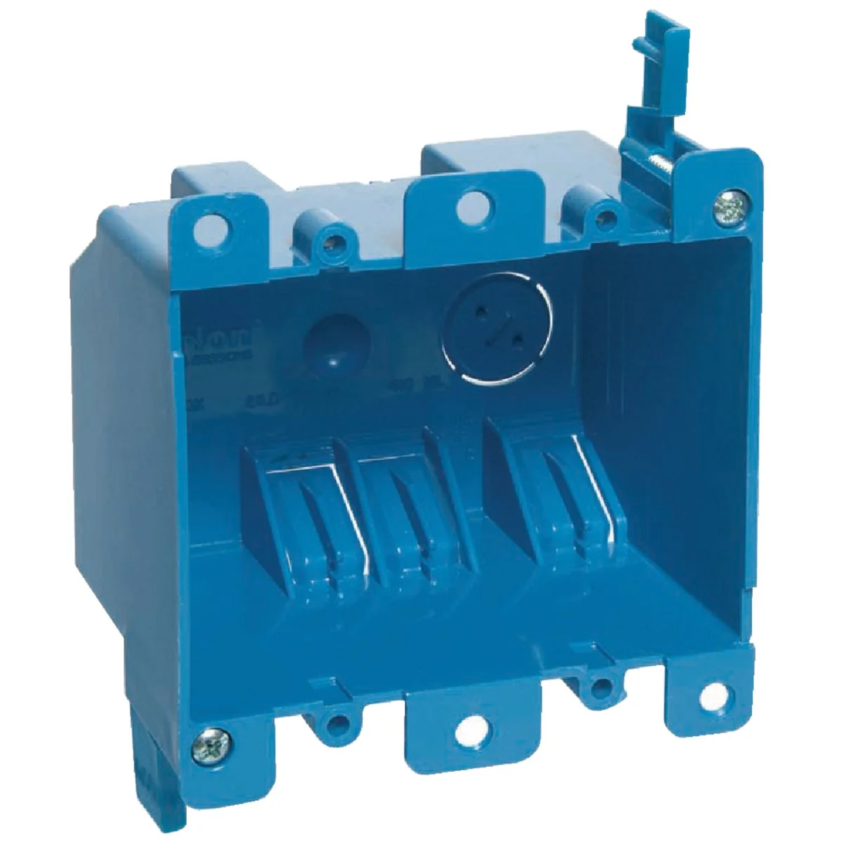 Natural Carlon 2-Gang PVC Molded Old Work Box Top-Quality
