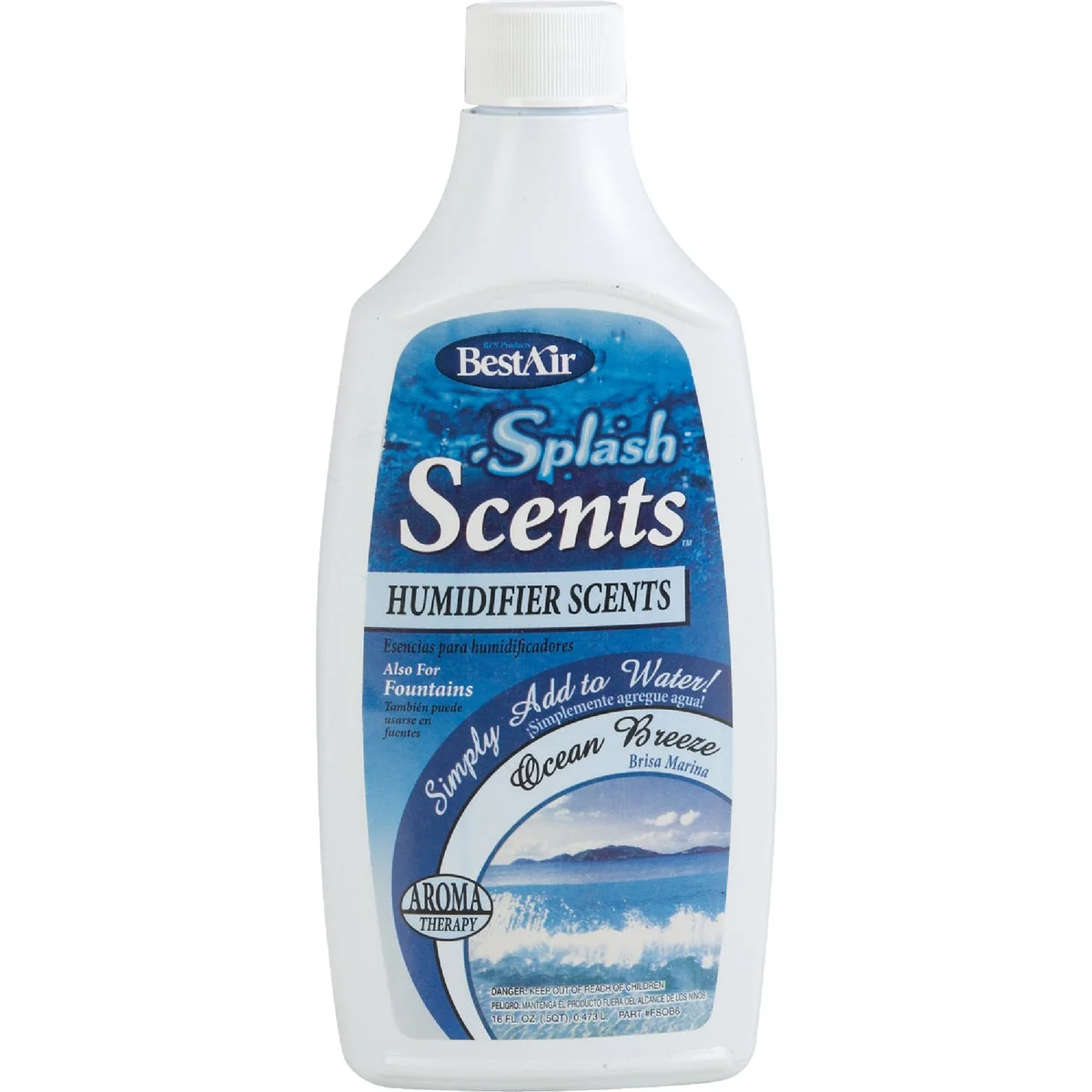 Enhanced Air Splash Scents 16 Oz. Ocean Breeze Humidifier Fragrance Trusted