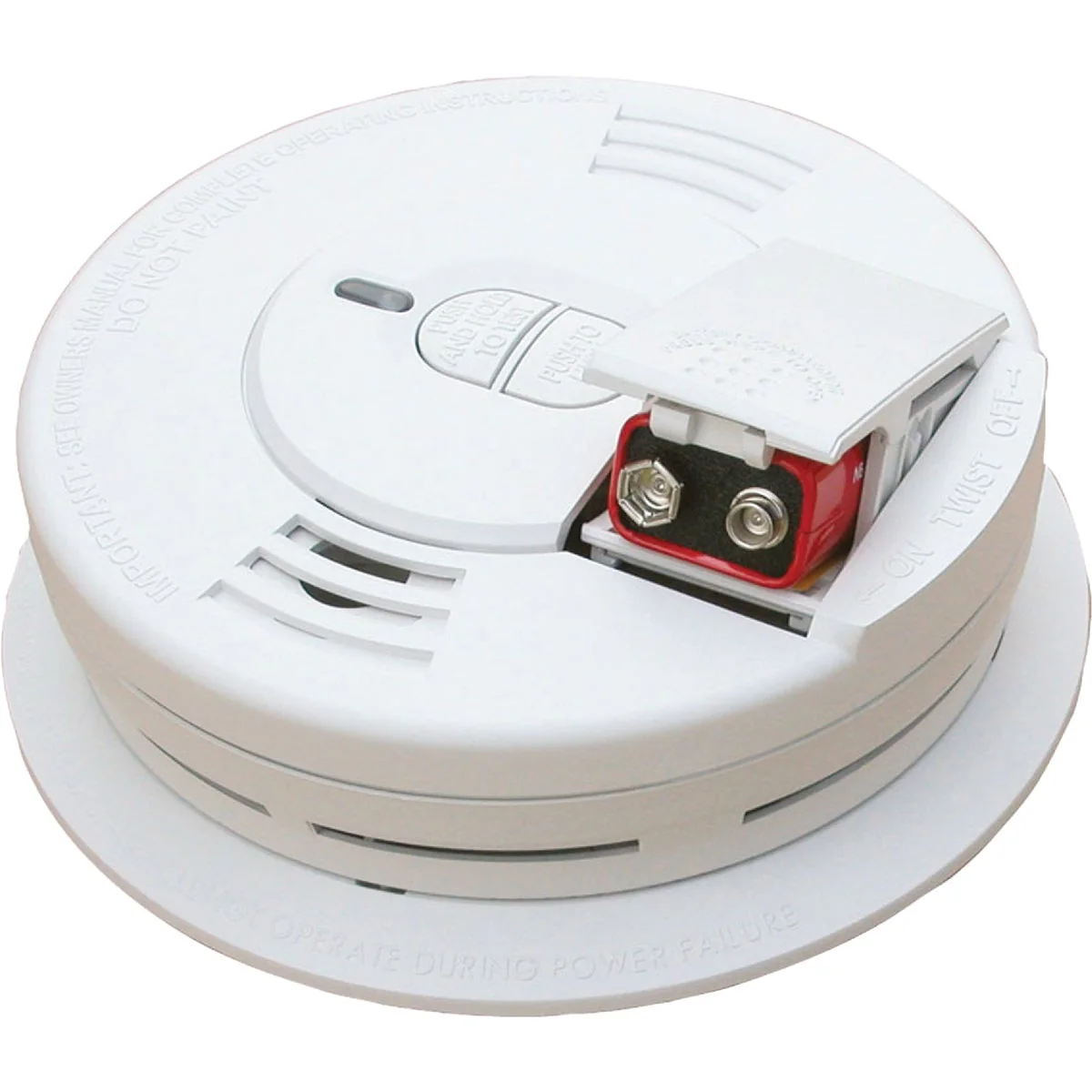 Comfortable Kidde i9070 Battery Operated 9V Ionization Smoke Alarm Unique