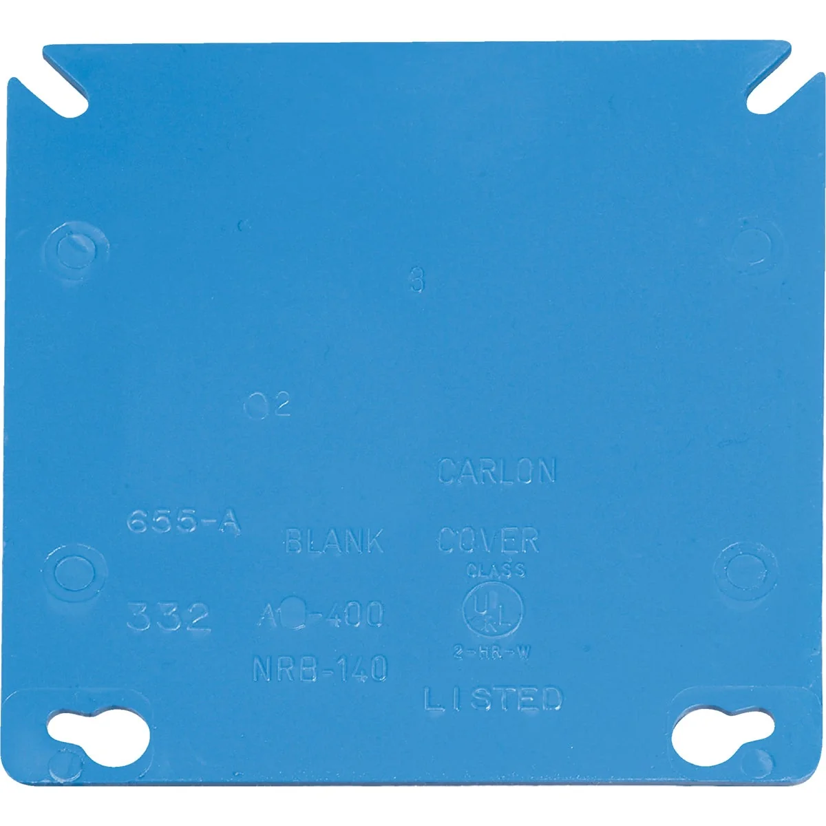 Practical Carlon Blank 4 In. x 4 In. Square Raised Cover Certified
