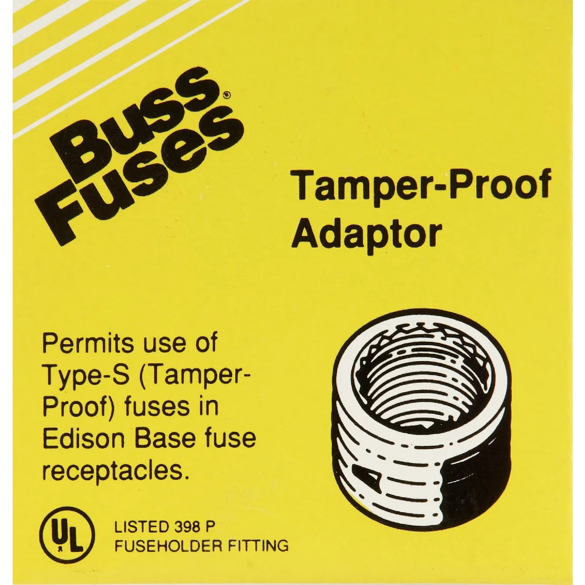 Powerful Bussmann Plug Rejection S-25 S-30 Fuse Adapter 4-Pack Selected