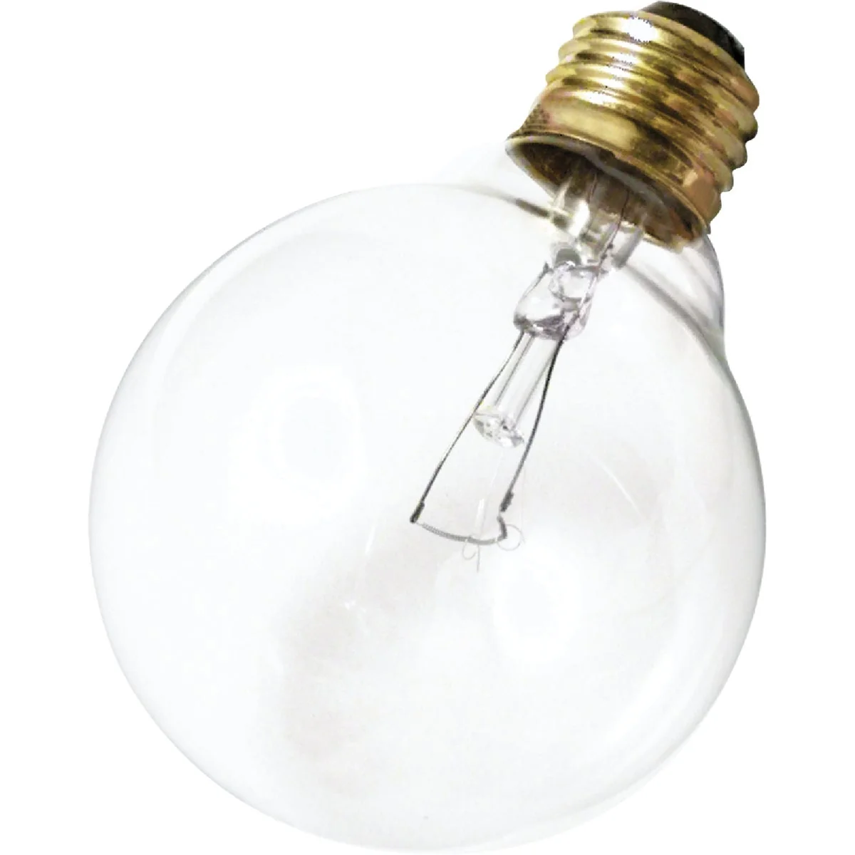 Elegant Satco 25W Clear Medium Base G25 Incandescent Globe Light Bulb Contemporary