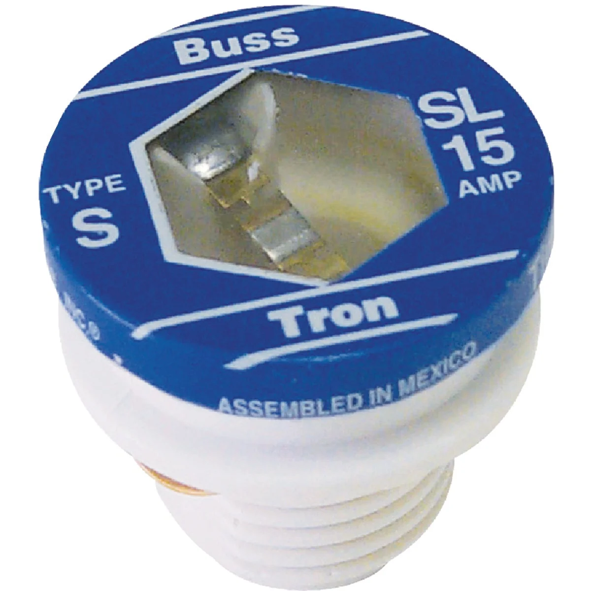 Safe Bussmann 15A SL Time-Delay Plug Fuse 4-Pack Sophisticated