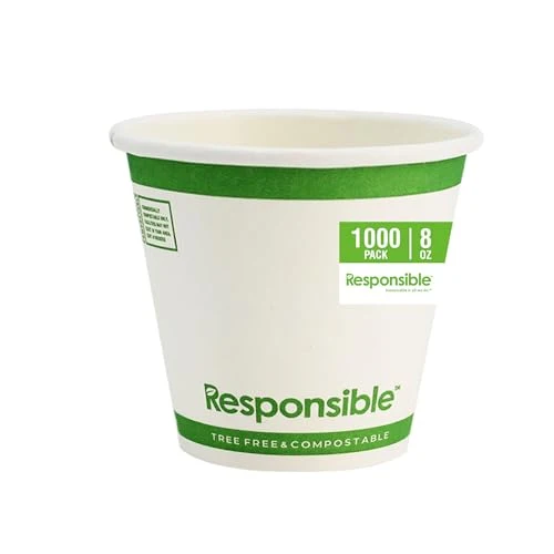 Elite 8 oz Paper Hot Cups 8 Count Smooth