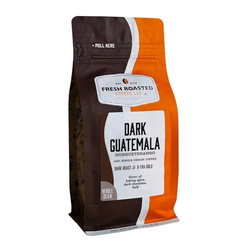 Relaxed Dark Guatemala Huehuetenango Whole Bean Coffee 12 Ounce Refined