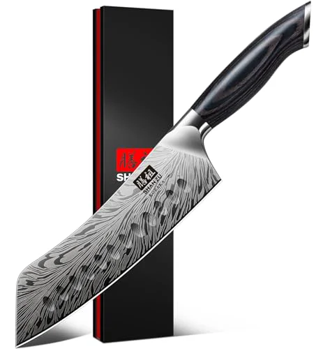 Smooth 7 inch Chef Knife in Powder Steel Recyclable