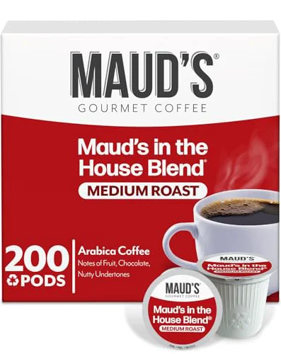 Expertly Made Medium Roast Coffee Pods 200 Count Consistent