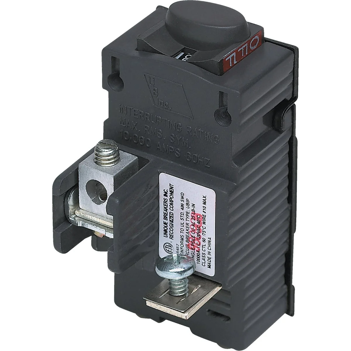 Trendy Connecticut Electric 15A Single-Pole Standard Trip Packaged Circuit Breaker For Pushmatic Versatile