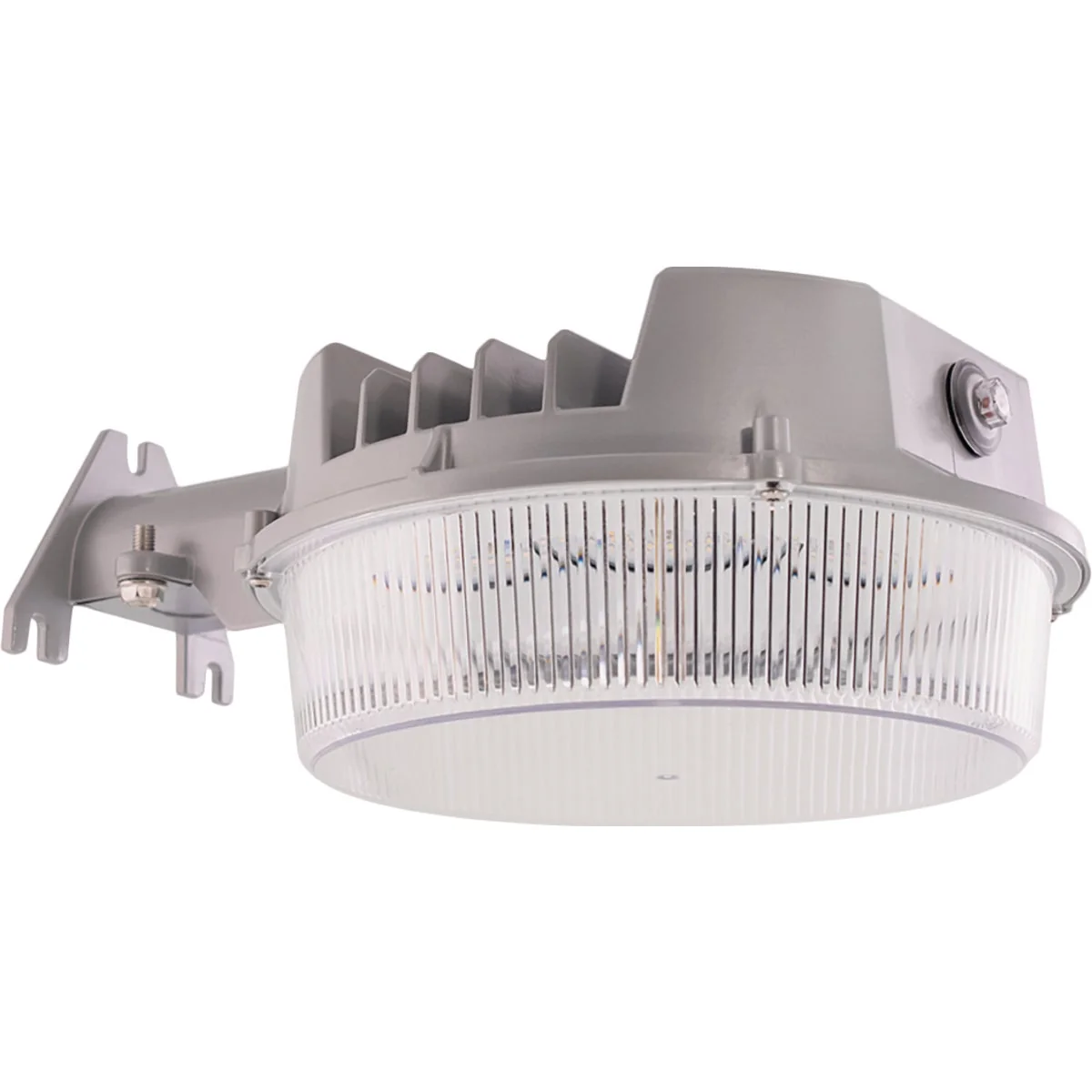 Exclusive Halo Gray Dusk To Dawn LED Outdoor Area Light Fixture 7000 Lm. Convenient