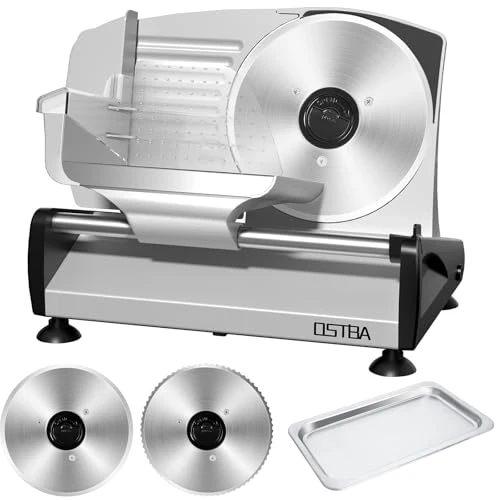 Trendy Meat Slicer Two 7.5 Stainless Steel Blades High-End
