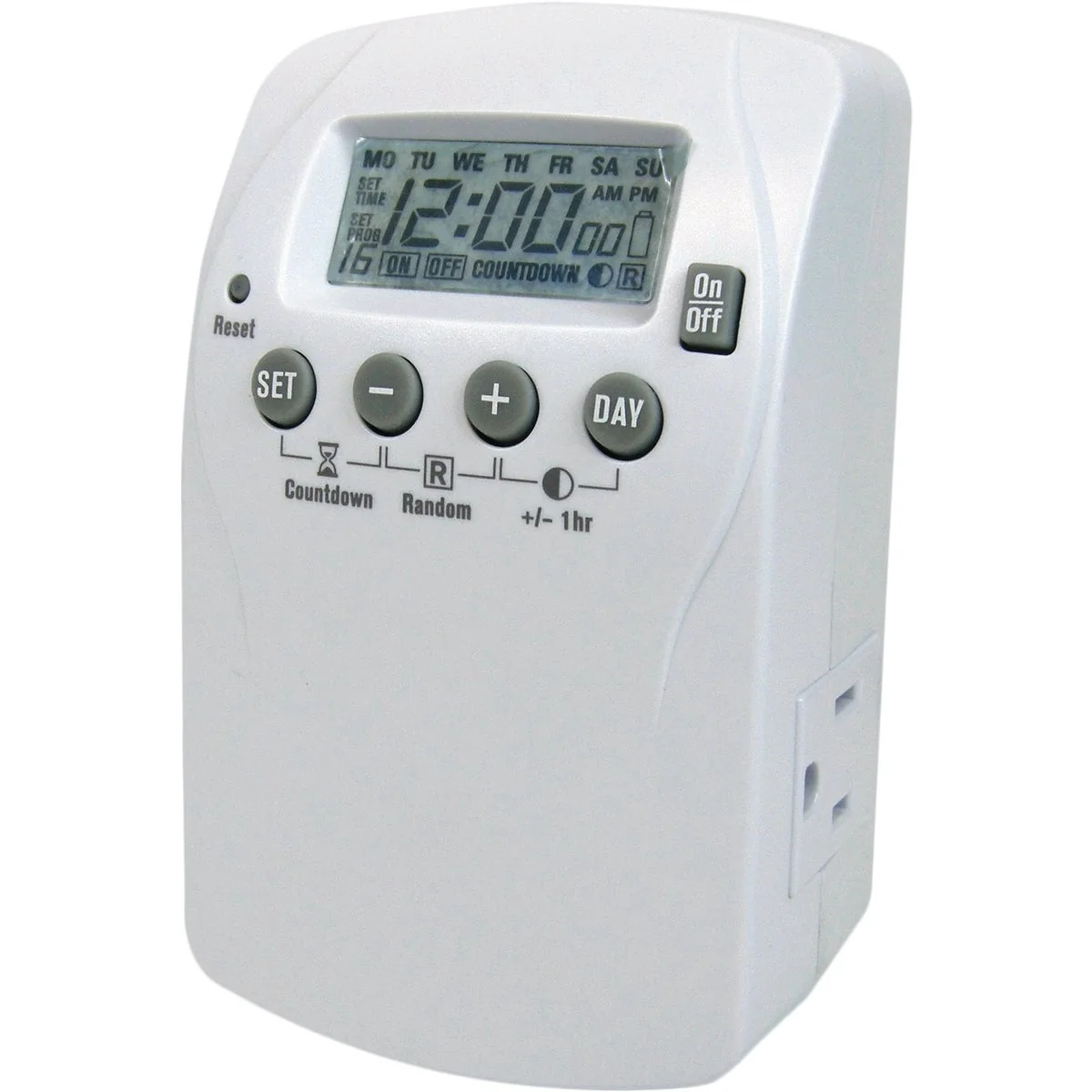 Efficient Prime 125V Indoor 7-Day Digital Timer Sustainable