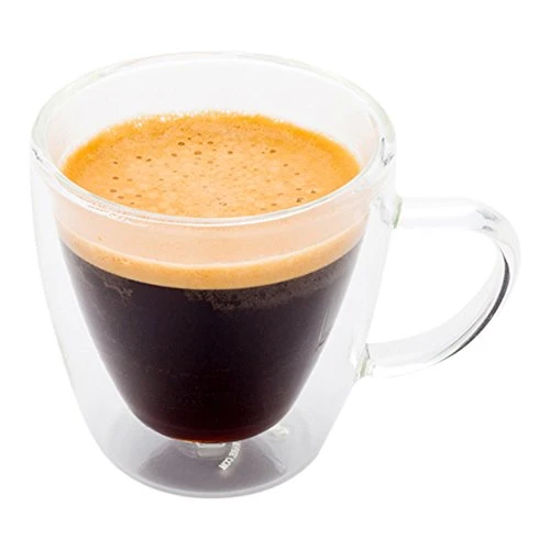 Professional Forma 3 Ounce Small Glass Espresso Cups 10 Double Wall Clear Shot Cups 10 Count Advanced
