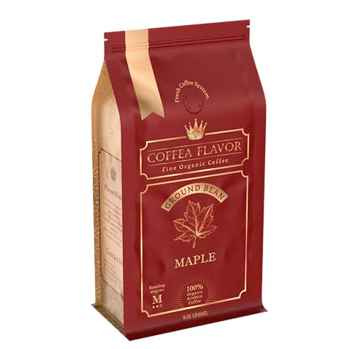 Carefully Designed Organic Ground Coffee Medium Roast 16 Ounce Smart