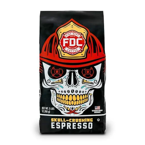 Fine Skull Crushing Espresso Whole Bean Coffee 80 Ounce Premium