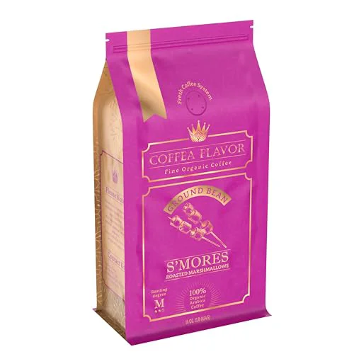 Smooth Organic Ground Coffee Medium Roast 16 Ounce High-Quality
